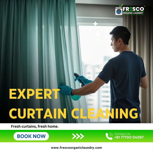 Need fresh curtains? Our expert cleaning service in Shaikpet is here to help!