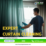Need fresh curtains? Our expert cleaning service in Shaikpet is here to help!