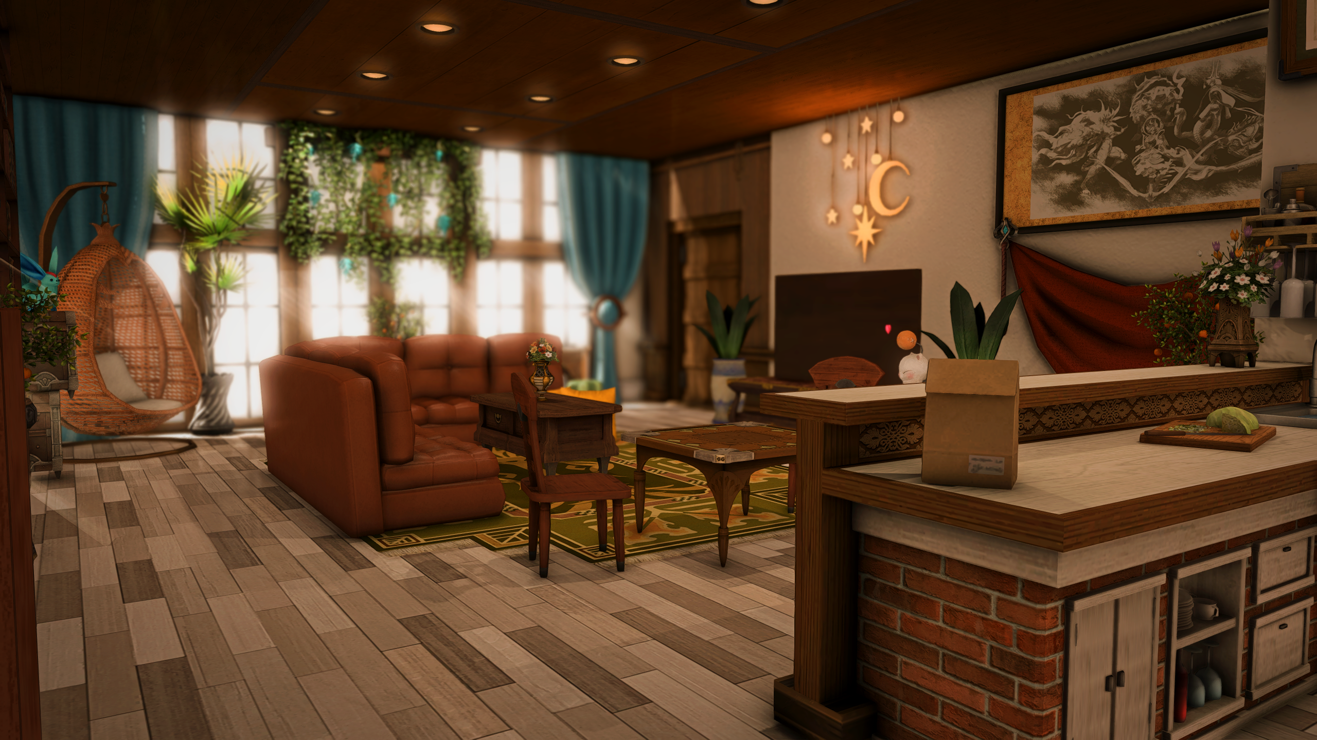A shot of Sanson & Guydelot's flat