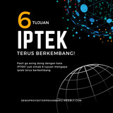 6 tujuan iptek terus berkembang B