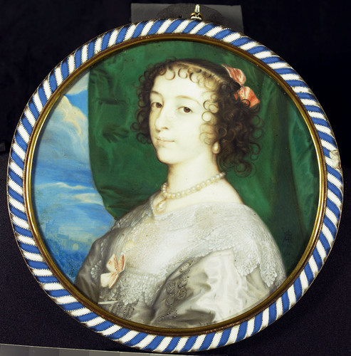 Hoskins, John Henriette Maria van Frankrijk (1609 1669). Жена Карла I Английского, 1632, диаметр 17,