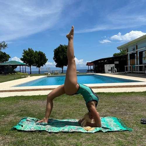 asian753Location @trudive bohol Bohol tour with yoga instructors