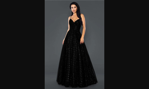 Elegant Purple, Rose Gold, & Black Formal Dresses at FormalDressShops.jpg