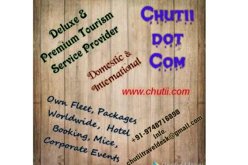 Chutii Dot Com is one of the renowned tour and travel agencies in Kolkata that offers exclusive international and domestic packages. Know more https://chutii.com/