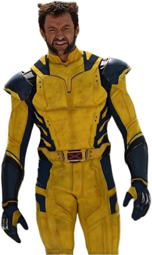 Dead 3 Pool Wol Verine Hugh Logan Jackman Men Biker Yellow Biker Motorcycle Leather Jacket1.jpg