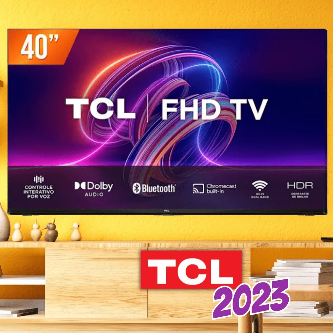 Smart Tv 40″ S5400a Led Fhd Android Preta Tcl 110V/220V