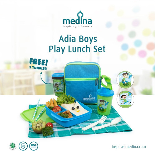 Medina Adia Boys Play Lunch Set 5 Madina Home and Kitchen.jpg