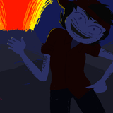 bill's planning to nvke (from vriska and tavros homestuck panel, darker)