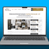 budget bathroom device graphic