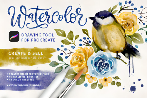 Watercolor Tool Kit for Procreate Graphics 10188498 1 1 580x387 x16.jpg