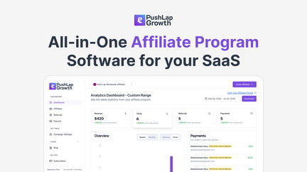 undefined Launch your SaaS affiliate program in 10 minutes—we’ll even help you find affiliates