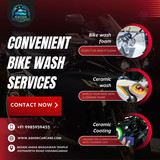 Want Hassle-free bike wash services ?