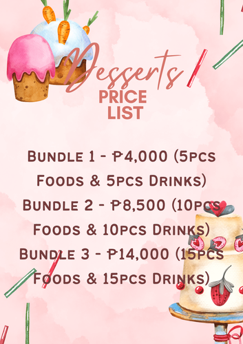 Pink Dessert Price List Poster.png