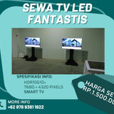 2.TV LED Berkualitas untuk Sewa Tersedia Berbagai Ukuran!