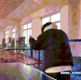 乒乓球都扇感冒喽.gif