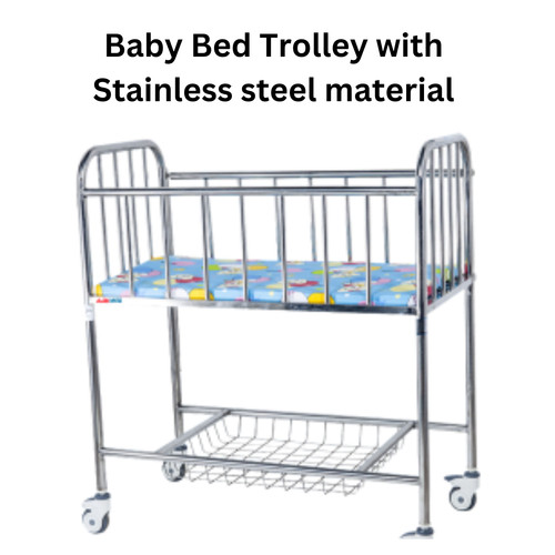 Baby Bed Trolley with Stainless steel material.jpg