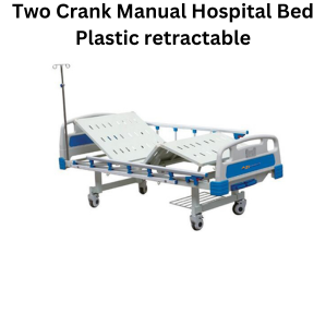 Two Crank Manual Hospital Bed Plastic retractable.png