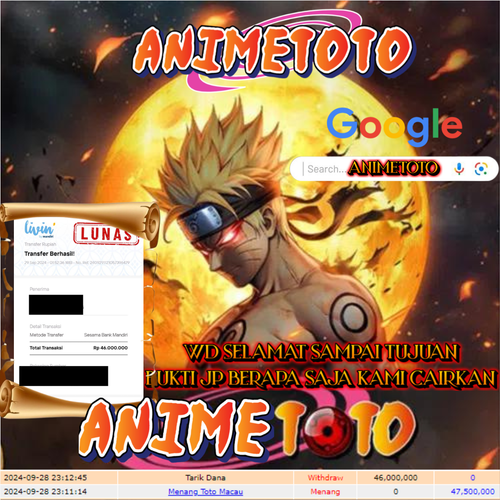 SELAMAT KEPADA ID XXXX JACKPOT POOL TOTOMACAU DI WEB ANIMETOTO