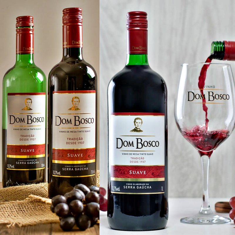 Dom Bosco Vinho Tinto Suave 750Ml