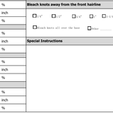 How to fill out a custom made hair system form3
