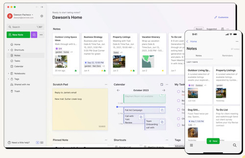 undefined Remember everything and tackle any project with your notes, tasks, and schedule all in one place.