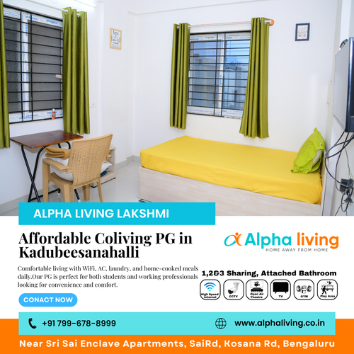 Need affordable coliving PG in Kadubeesanahalli with meals?.png