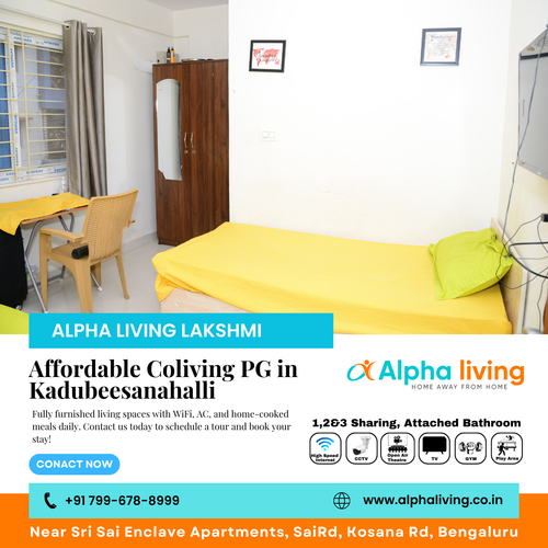 Need affordable coliving PG in Kadubeesanahalli with meals?.png