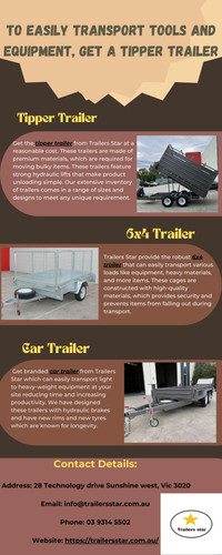 To Easily Transport Tools And Equipment, Get a Tipper Trailer.jpg