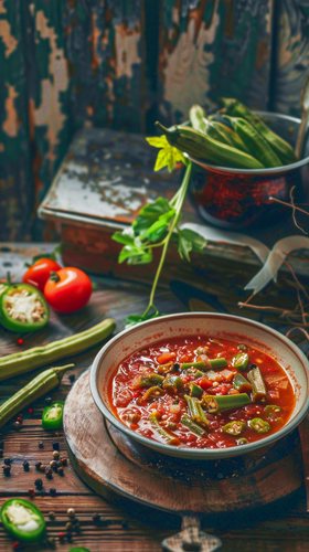 leonrud photo of natural self made tomato okra soup with okra 0c87f852 bcda 4999 8a91 bd99e1ca3a7f 0.png