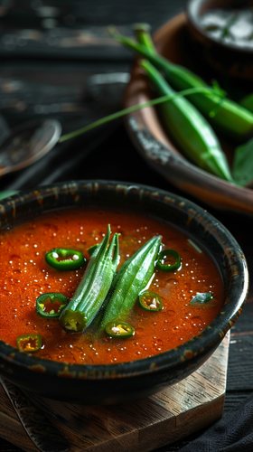 leonrud photo of natural self made tomato okra soup with okra 0bdad527 c7dd 4575 b302 45a03e564391 2.png