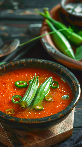 leonrud photo of natural self made tomato okra soup with okra 0bdad527 c7dd 4575 b302 45a03e564391 2.png