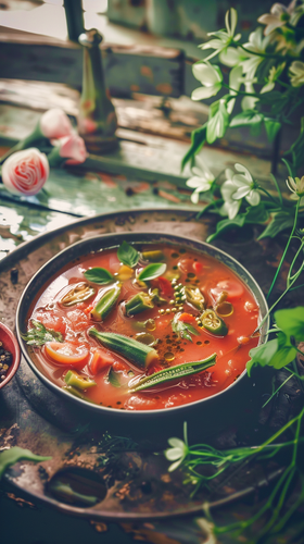 leonrud photo of natural self made tomato okra soup with okra 0bdad527 c7dd 4575 b302 45a03e564391 3.png