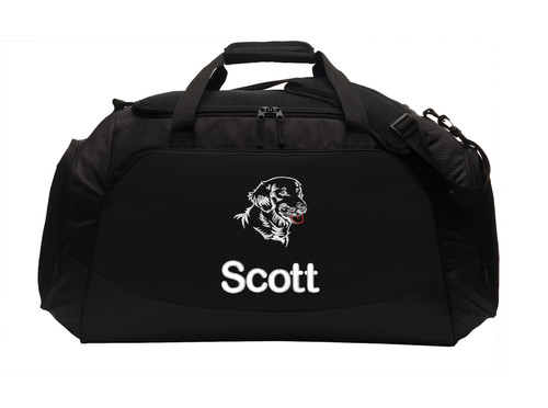 duffel bag large bg802 golden retriver black.jpg