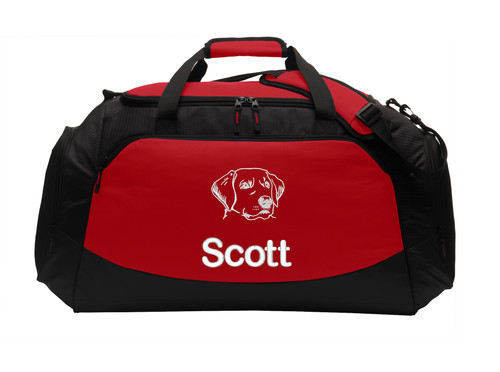 duffel bag large bg802 labrador retriver red.jpg