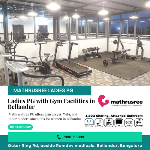 Stay active with gym facilities at Mathru Shree PG in Bellandur!.png