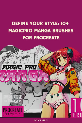 Define Your Style 104 MagicPro Manga Brushes for Procreate 6170476.jpg