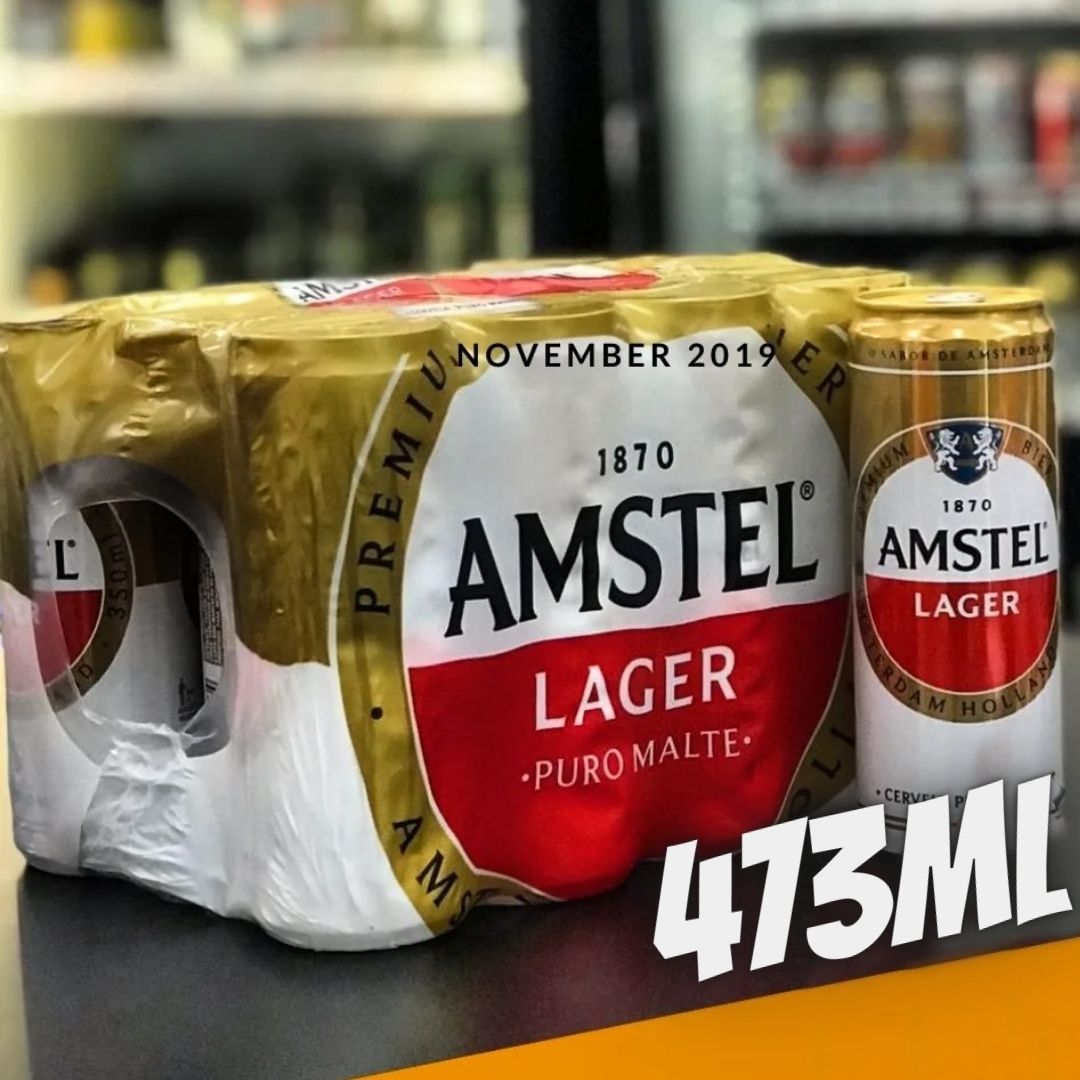 Pack Amstel Cerveja Lager – 12 latas de 473ml