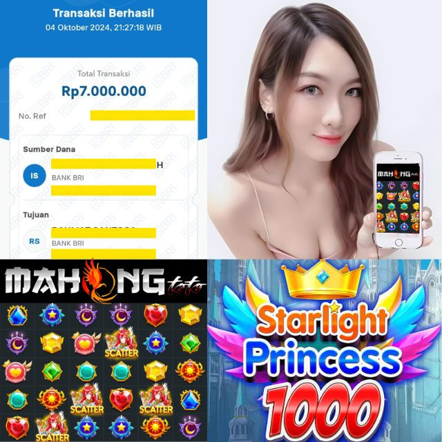 SELAMAT KEPADA ID XXXX JACKPOT PERMAINAN Starlight Princess Pragmatic Play DI WEB MAHONGTOTO
