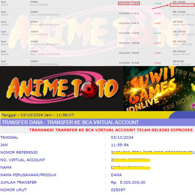 SELAMAT KEPADA ID XXXX JACKPOT Permainan Suwit IDNLIVE DI WEB ANIMETOTO