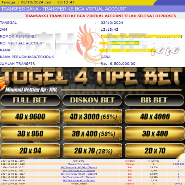 SELAMAT KEPADA ID XXXX JACKPOT POOL TOTO MACAU DI WEB MAHONGTOTO