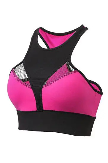 Pink and Black Combination Sports Bra.jpg