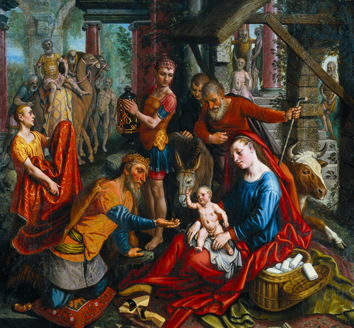 Aertsen, Pieter Поклонение волхвов, ca.1560, 167,5cm х 180cm, Дерево, масло
