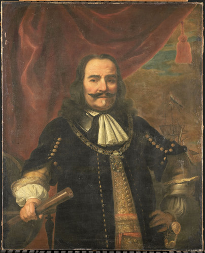 Bol, Ferdinand (копия) Michiel Adriaensz de Ruyter (1607 76). Лейтенант адмирал, 1750, 112 cm х 90 c