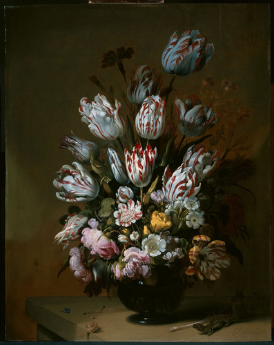 Bollongier, Hans Натюрморт с цветами, 1639, 67,6 cm x 53,3 cm, Дерево, масло