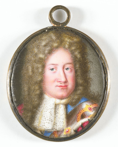 Blesendorf, Samuel Фридрих I (1657 1713), король Пруссии, 1706, 2,6 cm х 2,3 cm, Эмаль на меди