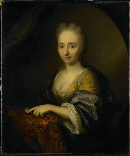 Boonen, Arnold (приписывается) Портрет женщины, 1729, 50 cm x 42,5 cm, Холст, масло