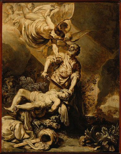 Lastman, Pieter Жертвоприношение Авраама, 1612, 40,3 cm х 31,5 cm, Дерево, масло
