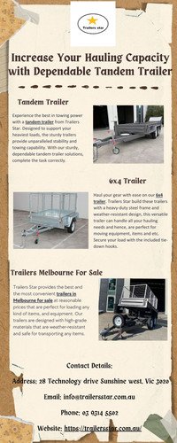 Increase Your Hauling Capacity with Dependable Tandem Trailer.jpg