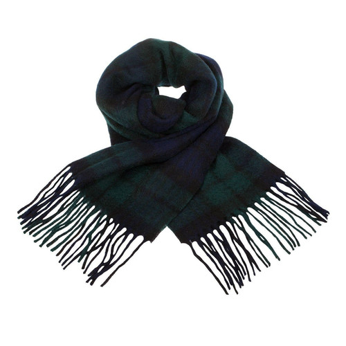 100 pure lambswool scottish scarf 12x60 unisex gift green checkered black watch 1 4402 p.jpg