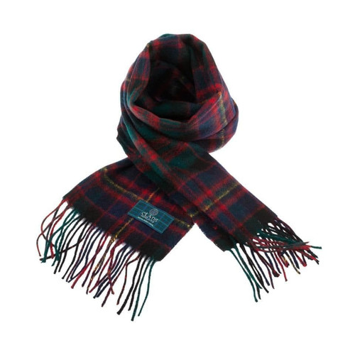 100 pure lambswool scottish scarf 12x60 unisex gift green checkered cameron of 1 395 p.jpg